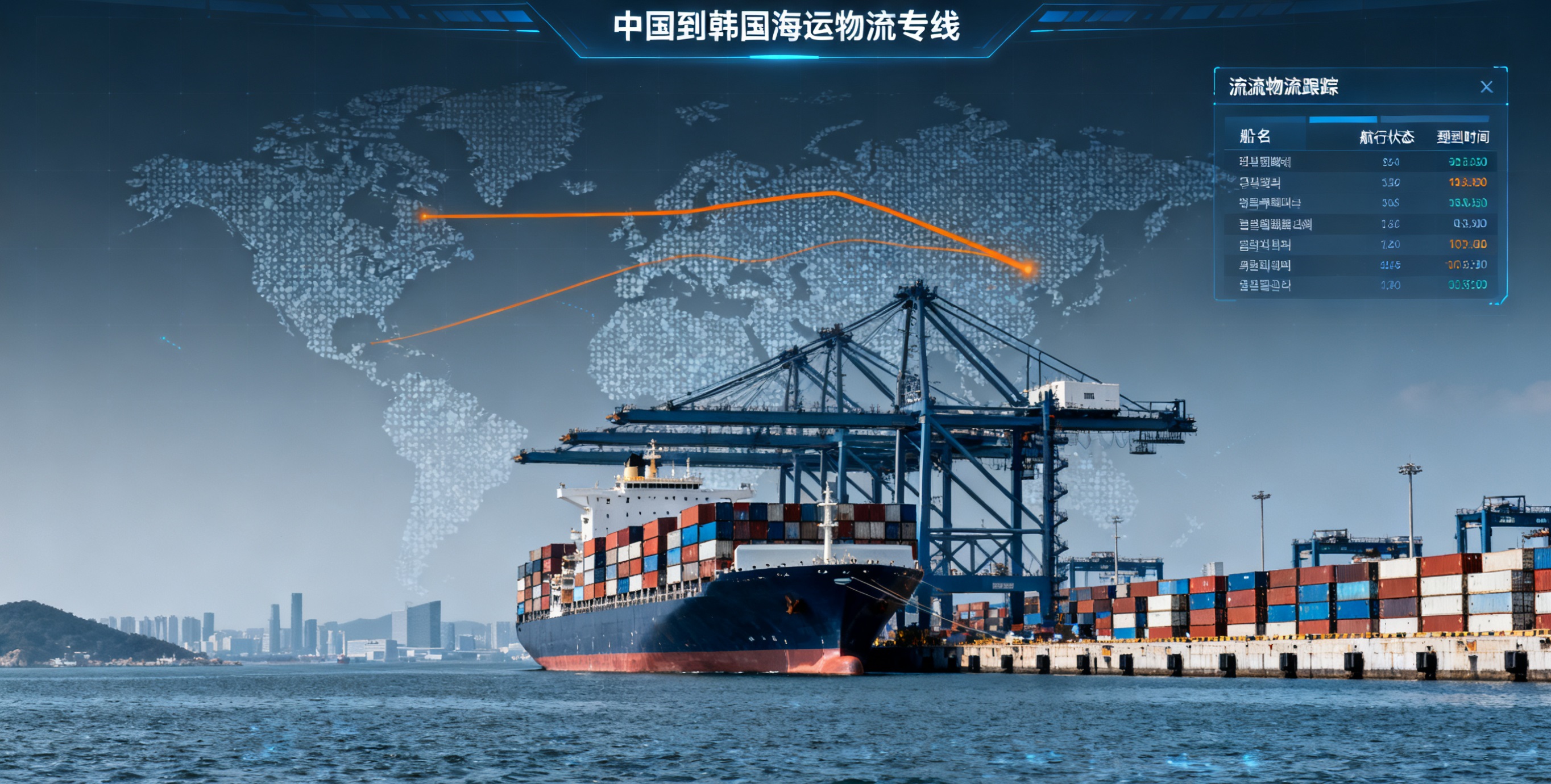 韩国海运专线 韩国海运专线